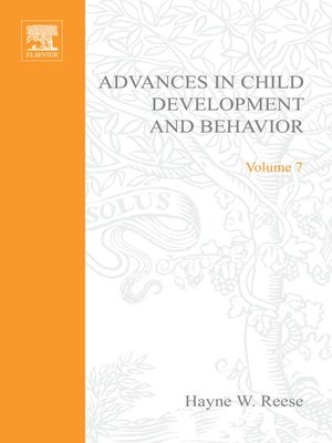 cover image of Advances in Child Development and Behavior